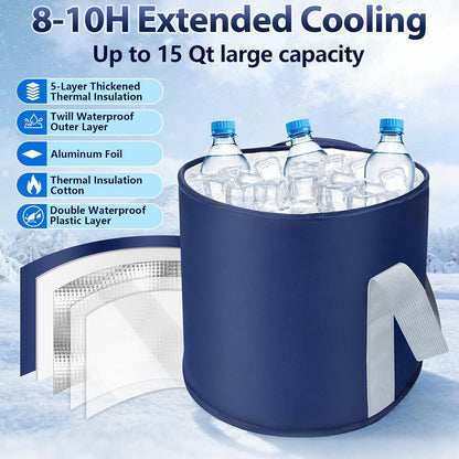 Cold Therapy Machine, Programable Ice Therapy Machine, for Knee Replacement, Post-Surgery Recovery, ACL for Sports Injuries, Sprains, Reduce Swelling, Knee Pad