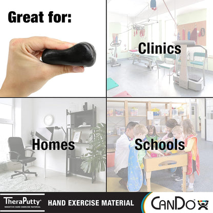CanDo TheraPutty Standard Hand Exercise Putty for Rehabilitation, Exercises, Hand Therapy, Occupational Therapy, Hand Strengthening, Improve Motor Skills, Stress Relief