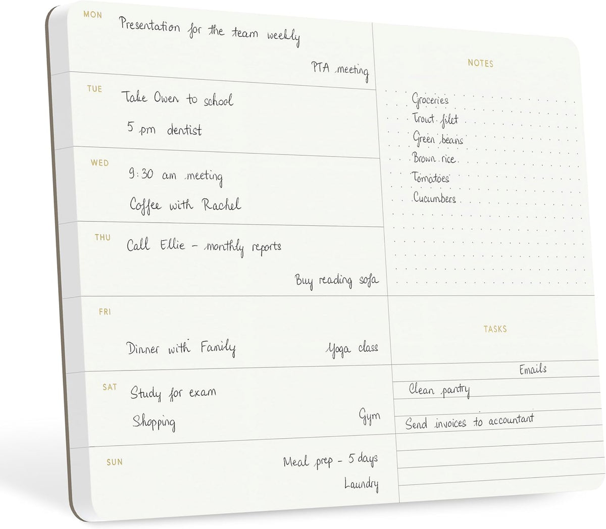 Daily Planner Notepad, A4, 52 Sheets, Undated,Time Blocking,Hourly Schedule