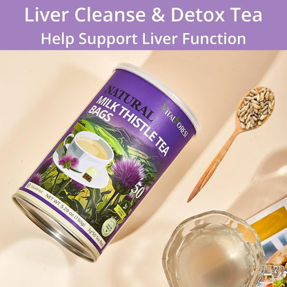 60 Lemon Balm Tea Bags - VitalForest Dried Lemon Balm Leaves Tea -1.5g/Bags, Calming Herb, Stress Relief & Sleep Support, Non-GMO, Caffeine-Free