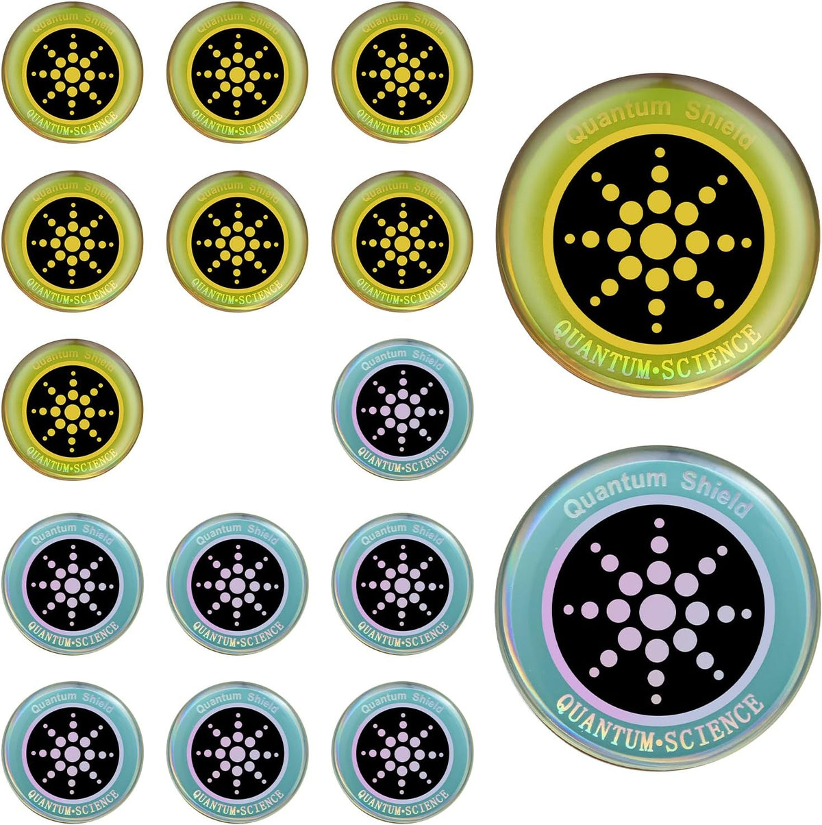 16 Pcs Cell Phone Protection Stickers Neutralizer Shield Blocker