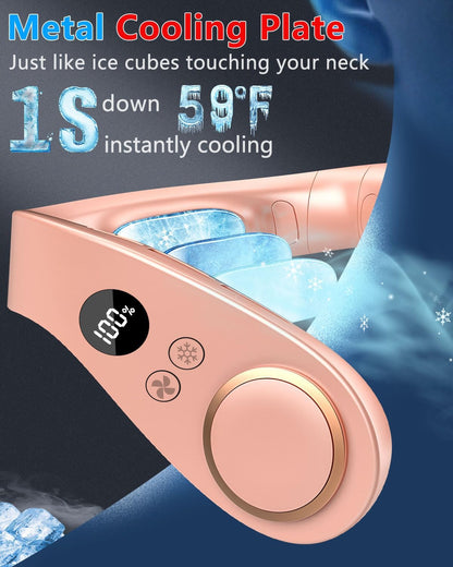Portable Fan Clip on Pants-Personal Little Light Weight Waist Fan Coolclip Belt Hip Pocket Hard Hat,Wireless Wear Charging Battery Powered Quiet Undershirt Waist Band Coolclip Fans Adult Kid White