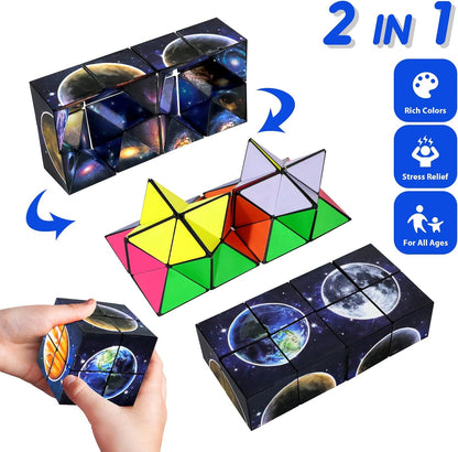 Luaxkpi Toys for Boys Age 8-12 Gifts for 9 10 11 12 Year Old Boy Girls, Infinity Cube Fidget Toy for Kids Ages 8-10 Star Cubes for Boys Girl Toys 10-12 Years Old Birthday Presents Gift Ideas