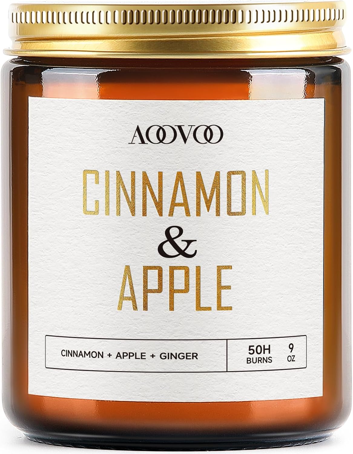 AOOVOO Coconut Vanilla Candles - 9 oz Scented Candles, Aromatherapy Candle, Soy Candle for Home Scented