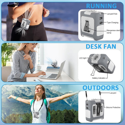 FANSYJKJ Portable Waist Fan Personal Fan