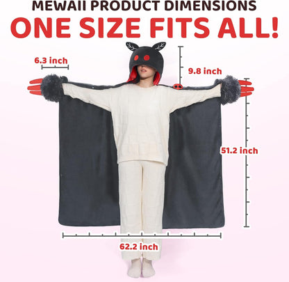 Mewaii Ultimate Softness Highland Cow Wearable Blanket Hoodie –Expertly Designed for American Body Full Coverage with Easy Movement Oversized Warm Cozy Flannel Blanket Cute Highland Cow Gift for Women