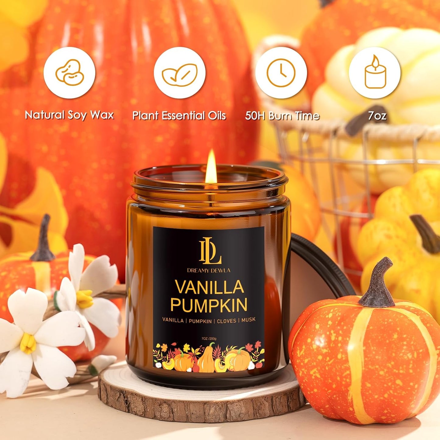Scented Candles Set, 4 Pack Soy Candles for Home Scented, Candle Gifts for Women Men, 28oz 200 Hours Burn, Scents of Pineapple Cocktail/Coconut Vanilla/Pink Sands/Bahamian Breeze