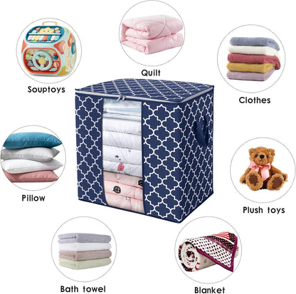 Storage Bags 3 Pack 100L Clothes Organization and Storage Containers