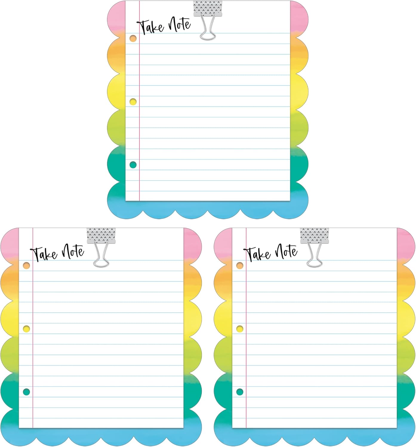 Carson Dellosa Aim High To Do List Notepad―5.75" x 6.25" Paper Stationery, Daily Checklist, Goals, Reminders, Notes, Motivational Organizer (50 sheets)