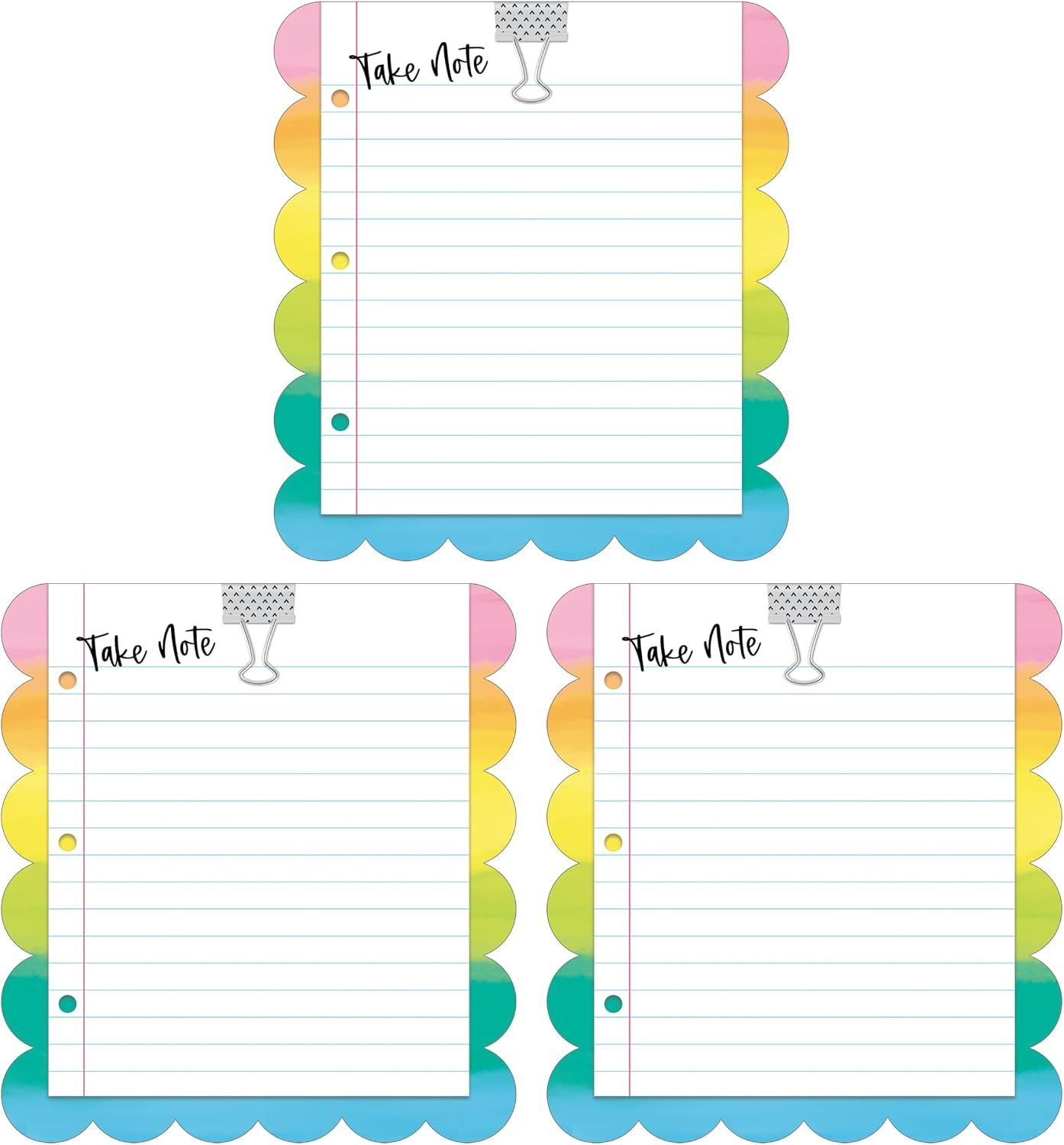 Carson Dellosa Aim High To Do List Notepad―5.75" x 6.25" Paper Stationery, Daily Checklist, Goals, Reminders, Notes, Motivational Organizer (50 sheets)