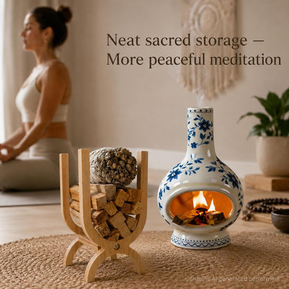 Wooden Palo Santo Holder-Incense Storage Ideal for Palo Santo Sticks& Sage