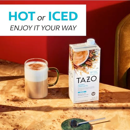 TAZO Skinny Chai Latte Concentrate, 32 oz Cartons, 2-Pack