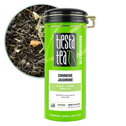 Tiesta Tea Chinese Jasmine, Loose Leaf Classic Jasmine Green Tea, 4.5oz