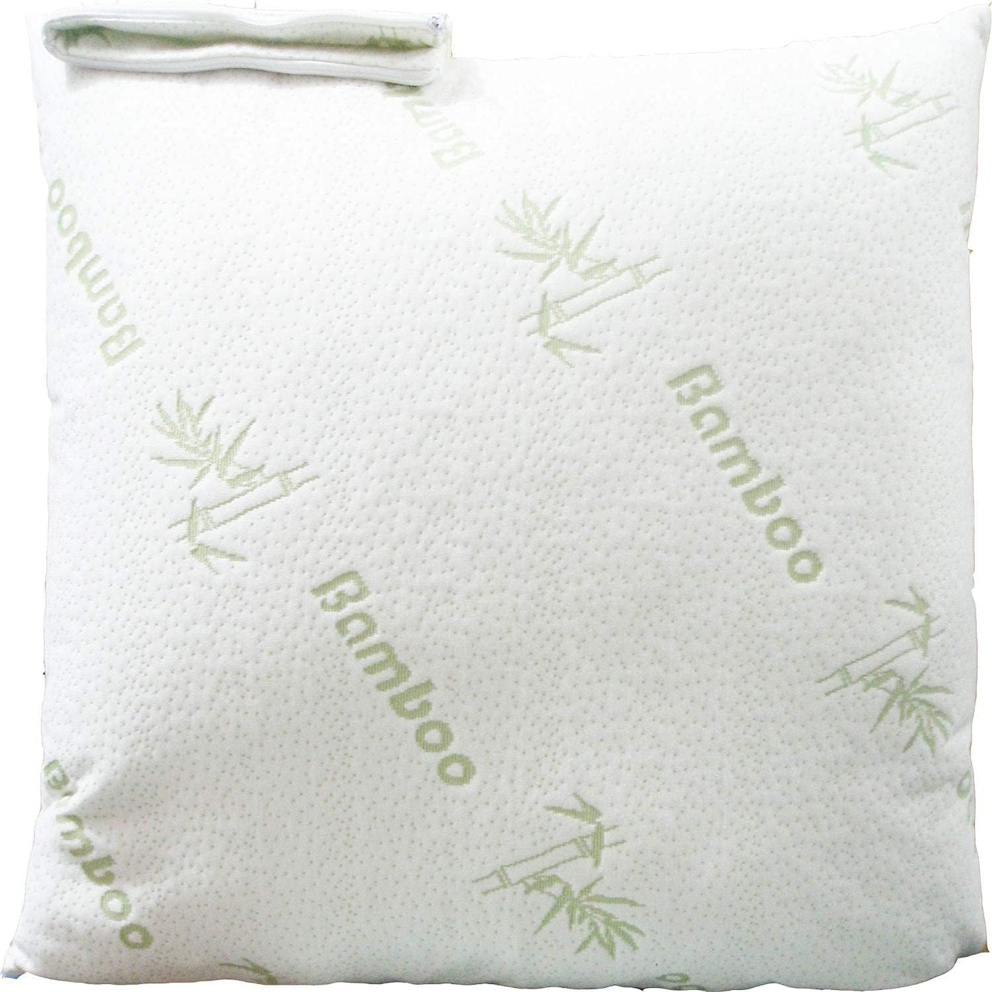 Cloud-Like Pillow Protectors with Zipper Standard Size - Breathable Cooling Pillow Covers for Hot Sleeprers - 100% Resistant to Stains, Dust & Dirt (White 2-Pack)