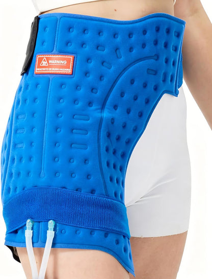 Cold Therapy Machine for Elbow, Ice Machine for Tennis Elbow&Post-Surgery Recovery, Cryotherapy Device with Temp Display & 3 Flow Modes, Adjustable Elbow Wrap for Arthritis, Bursitis, Swelling Relief