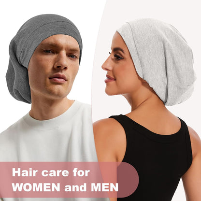 ZHENSILK Silk Bonnet for Sleeping Women, Adjustable Silky Satin Lined Sleep Cap, Silk Hair Wrap Slouch Beanie Hat