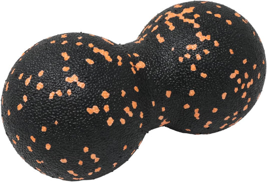 yueton 1Pack Peanut Massage Ball Myofascial Release Acupoint Massage Deep Tissue Muscle Massage Back Leg Massage Roller Mobility Ball for Daily Physical Therapy Yoga Therapy