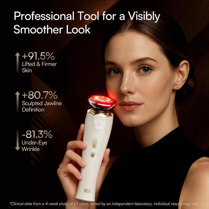 INIA FLARE 3-in-1 Red Light Therapy Beauty Device for Face & Neck White