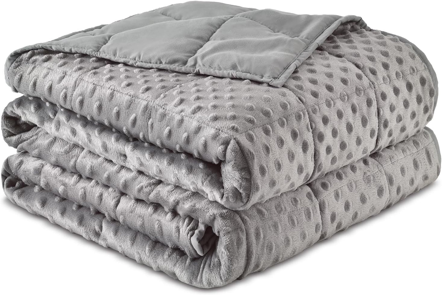 Sivio Weighted Lap Blanket, Weighted Blankets,Soft and Cozy Cooling Heavy Blanket, Calm and Nap, School and Home,2lbs 20 x 30inches, Grey