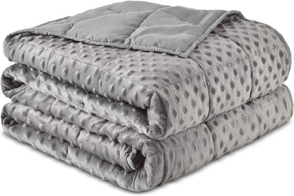 Sivio Weighted Lap Blanket, Weighted Blankets,Soft and Cozy Cooling Heavy Blanket, Calm and Nap, School and Home,2lbs 20 x 30inches, Grey