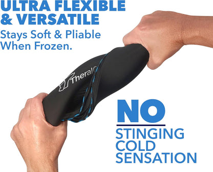 TheraICE PROpack Ice Pack for Injuries, Reusable Soft Multipurpose Cold Gel Ice Pack for Muscular Back Pain, Shoulder, Hip, Knee - Flexible Cold Compress Wrap for Minor Aches & Pains - 9 x 12