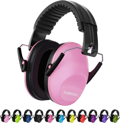 Floriogra Noise Cancelling Headphones for Kids, Kids Ear Protection 28dB SNR Noise Reduction Ear Muffs for Toddler/Children, Hearing Protection for Monster Jam, Concerts, Fireworks