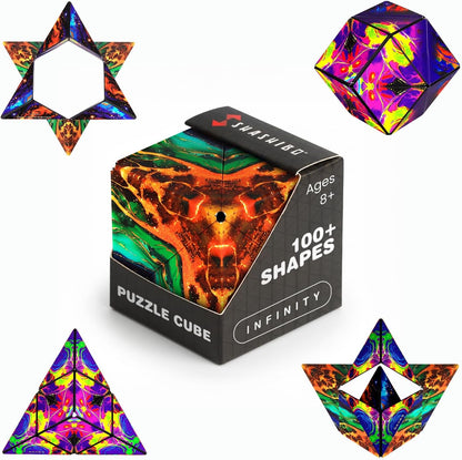 Shashibo DODECA Magnetic Puzzle Cube, Stress Relief Fidget Toy - Colors A
