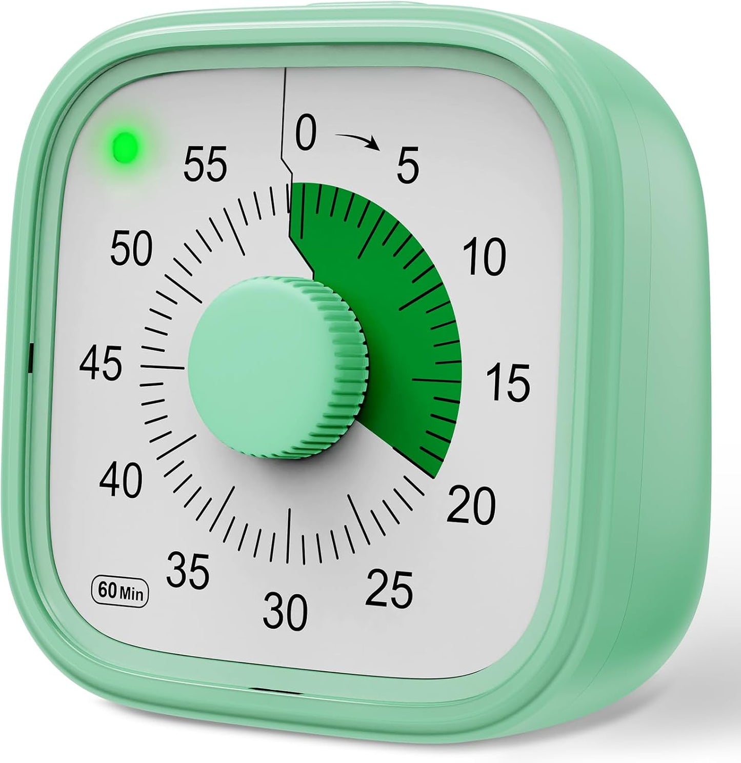 Visual Timer, Pomodoro Timers for Kids Adults, 60-Minute Countdown Desk Timer for Productivity, Silent ADHD Timer for Kids Toddlers, Kitchen for Cooking (Blue)