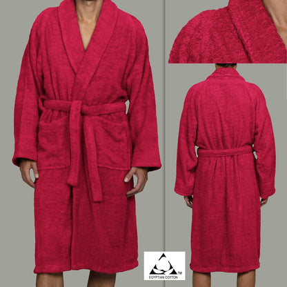 Cotton Unisex Terry Robe, Soft And Absorbent Robes For Men And Women, Bathroom Accessories
