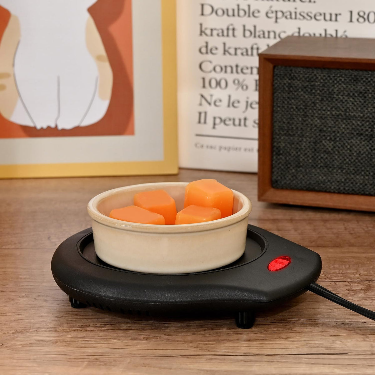 ASAWASA Candle Warmer for Large Jar, Coffee Mug Warmers
