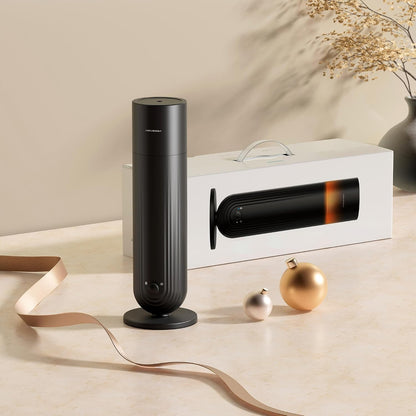 Airversa U1 Smart Tower Waterless Diffuser Starter Kit for Room, Black | 2x50ml Hotel Scent Fragrance Oil, Up to 1200 sq ft, App Control, Cold Air, 120mL, DC-12V/1A, Scent Air Machine, U1kit-2X50