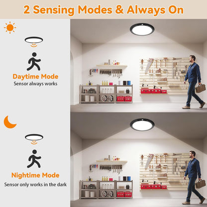 KYEKIO 2Pack Rechargeable LED Ceiling Light/Shower Light with Remote