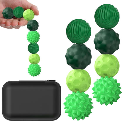 BUSOHA Silicone Magnetic Fidget Balls - 4 Pack Fidget Toys for Adult