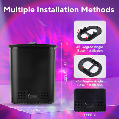 Galaxy Projector for Bedroom, Nebula Ceiling Led Lamp with Remote