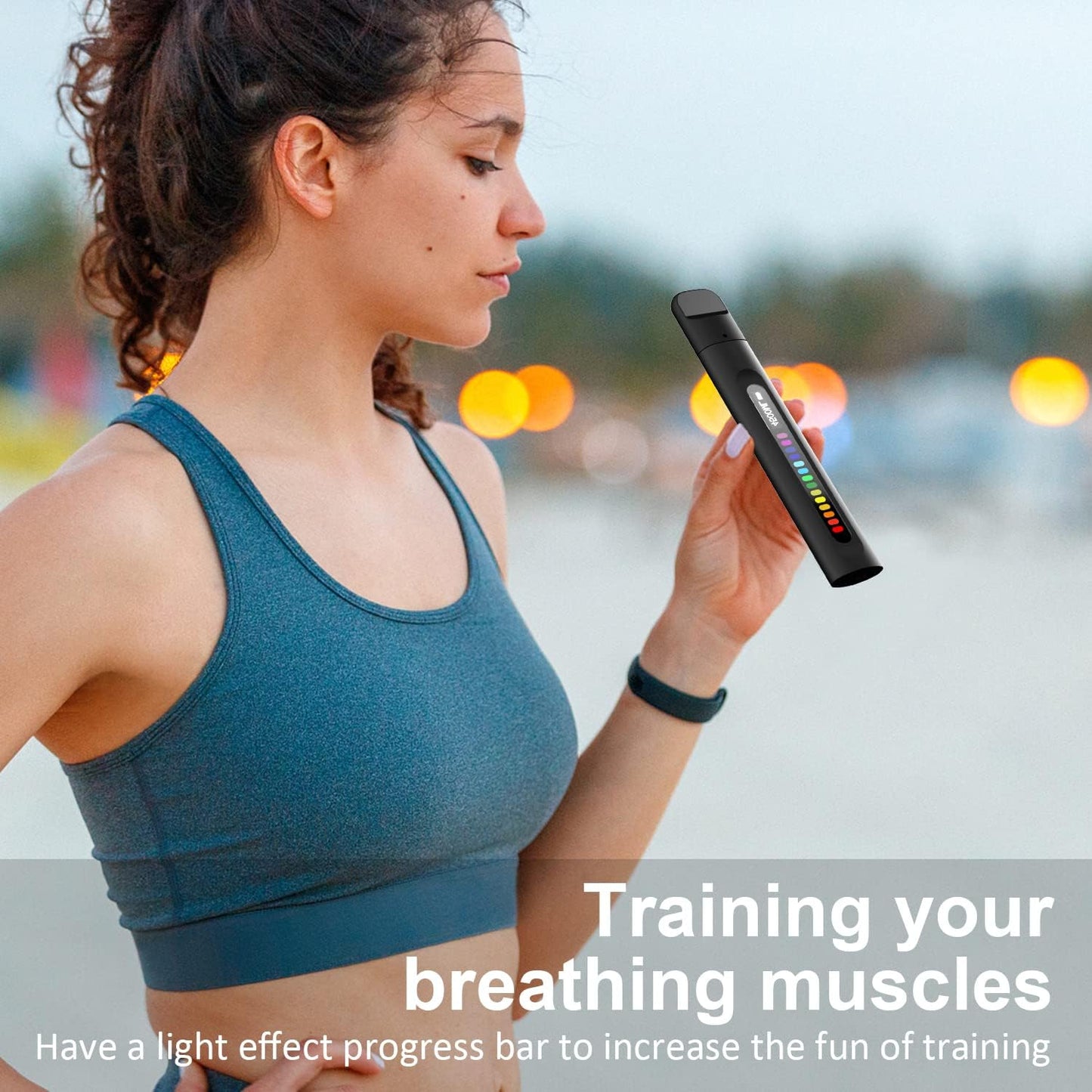 Breathing Trainer with Display