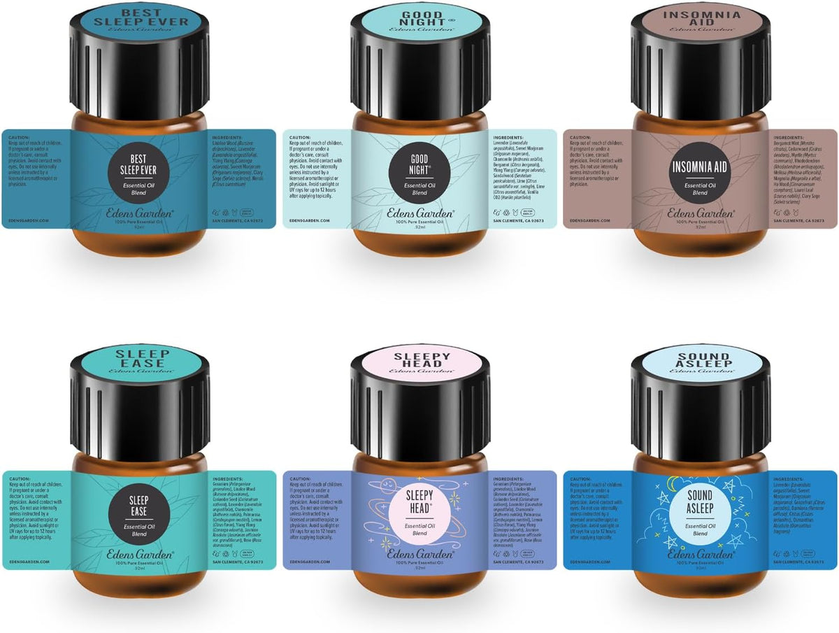 Edens Garden Top Essential Oil Blends Sampler 18 Set – 100% Pure Therapeutic Grade, Natural, Undiluted Aromatherapy Scents for Diffusers & Humidifiers – Wellness Gift for Men & Women, .92 ml/ 18 Pack