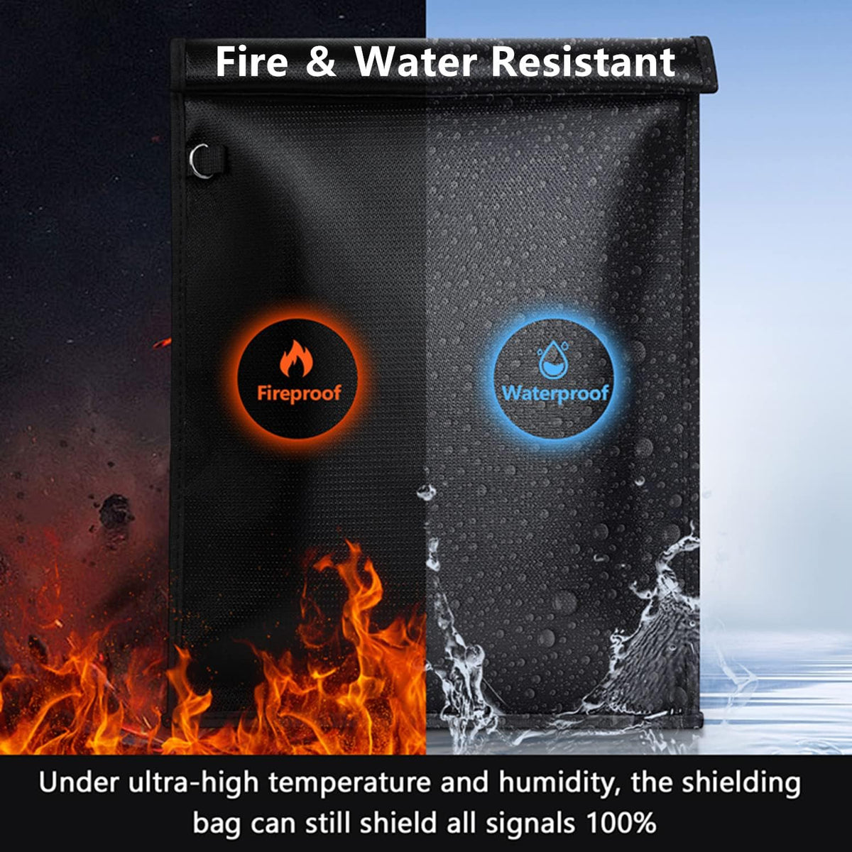 2 Pack Military Grade Faraday Bags for Smartphones