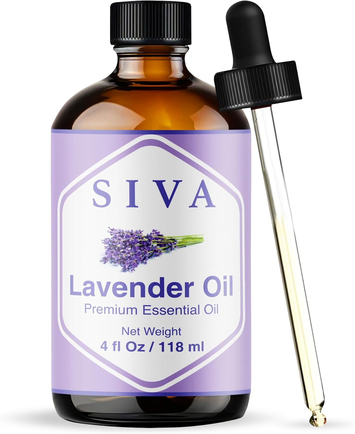 Siva Lavender Essential Oil, Huge Bottle, Large Size, 16 Fl Oz (473 ml)