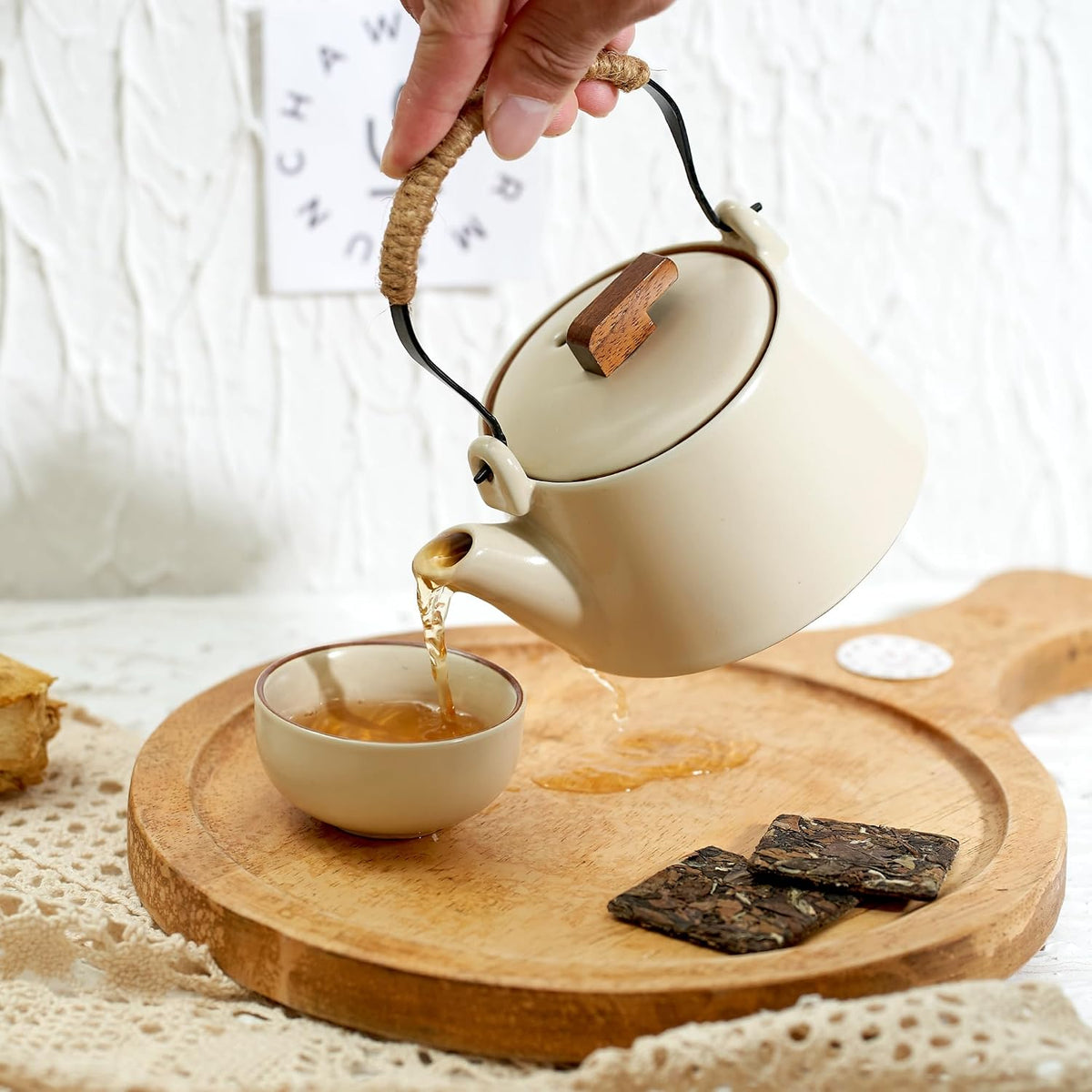 ChaWuWarmSun-[B] Aged ShouMei White Tea Flaky - 20 Individual Packs