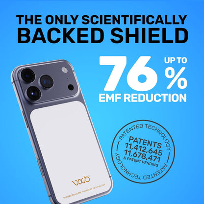 WAVEBLOCK EMF Blocker Sticker for iPhone 15 White
