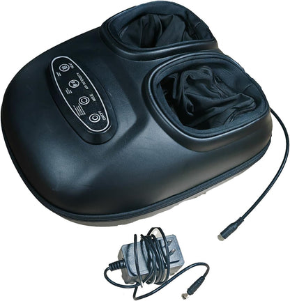 LINGTENG Foot Massager, Heated Foot Massager, Foot Massage with 3 Modes, 3 Intensity Levels, 15-Min Timer, Birthday Gifts for Women Men, Father Day Gifts, Size up to 13"