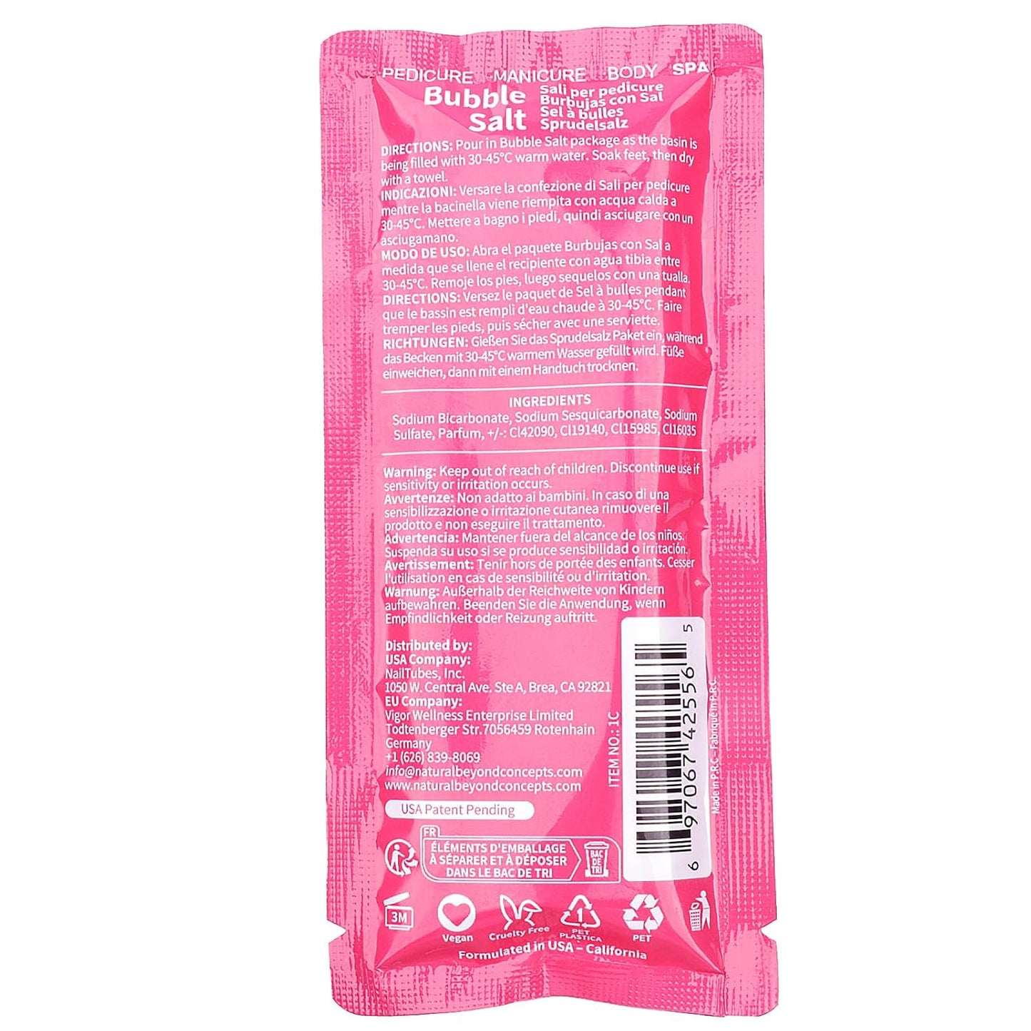 Pedicure Kit Foot Soak Set: Bubble Salt, Sugar Scrub, Massage Mask, Massage Lotion in a Box, 4 Step Foot Spa Kit for Dry Feet, Softens Calluses, Tired Feet（3 Set Lavender) - Colors A