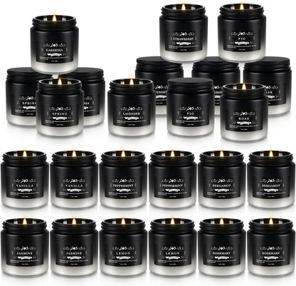 36 Pack Scented Candles Set for Home, Relaxing Stress Relief, Aromatherapy - Natural Soy Wax and Fragrance - Gifts for Women, Mom, Best Friend, Wife, Birthday