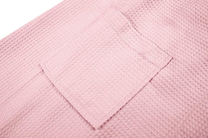 sunshinemall Women's Lightweight Bath Shower Wrap Waffle Spa Robes Bathrobe Quick Dry Cover Up with Adjustable Closure