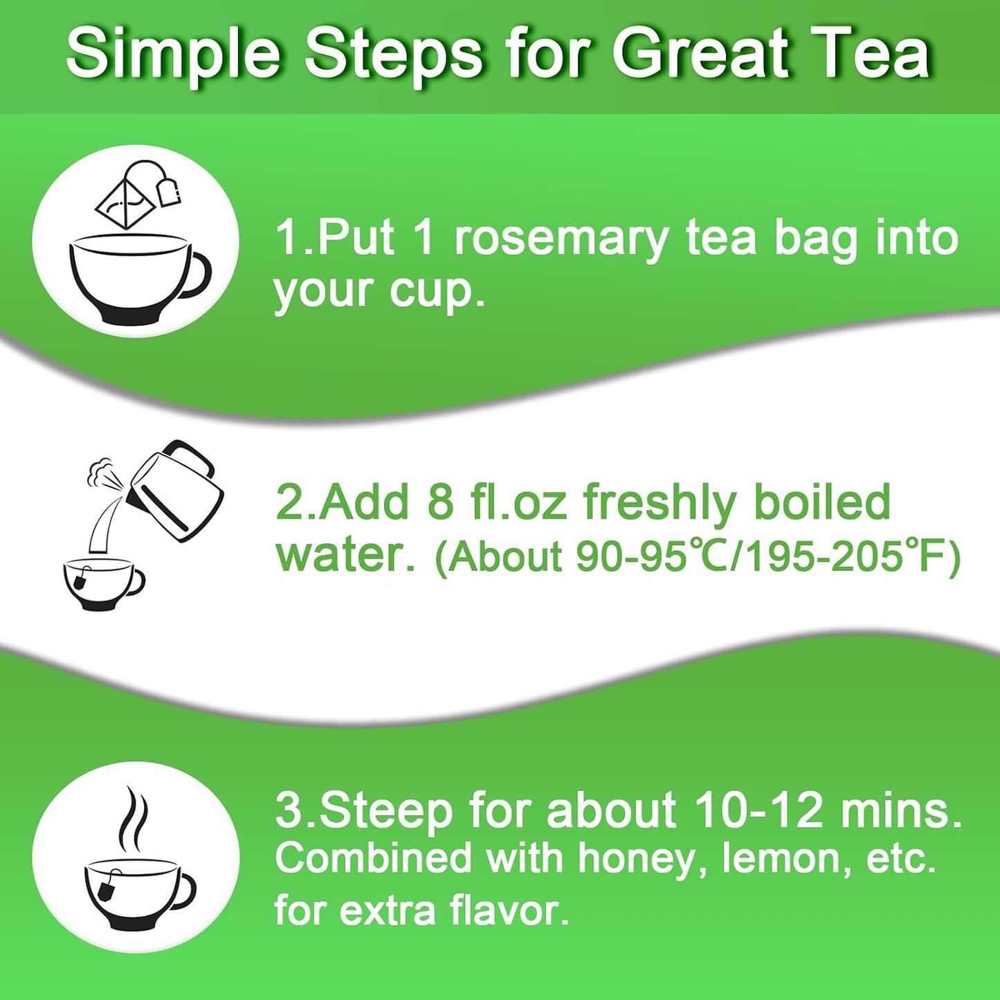 FullChea - Rooibos Tea Bags, 60 Counts - Premium South African Natural Rooibos - Non-GMO - Caffeine-Free - Antioxidant-Rich & Supports Digestion