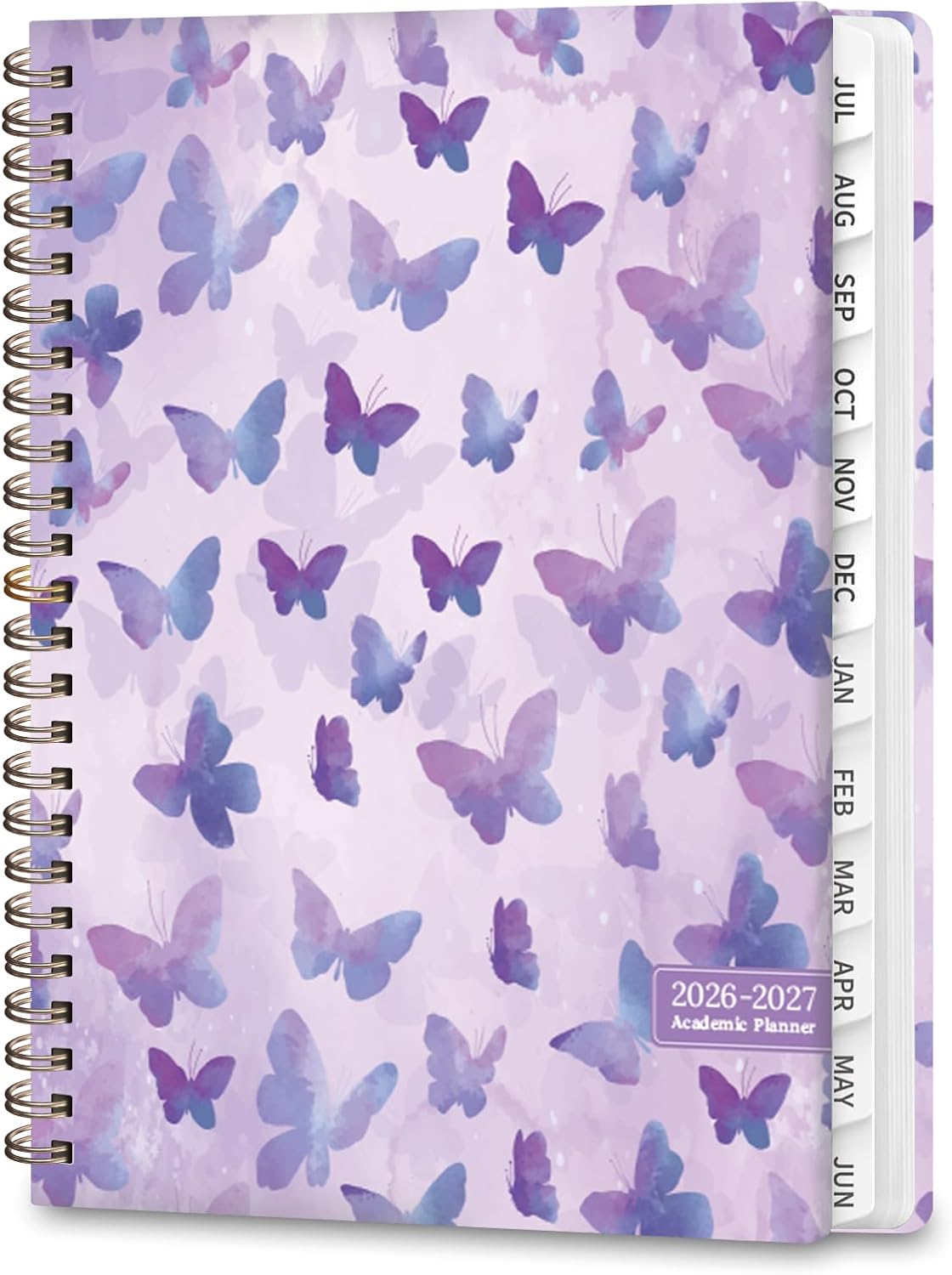 Planner 2026-2027, Weekly and Monthly Calendar Planner, JUL 2026 - JUN 2027 | A5(6.3'' x 8.5''), Hardcover, Agenda Book, Sprial Bound, Inner Pocket, Office and School Use