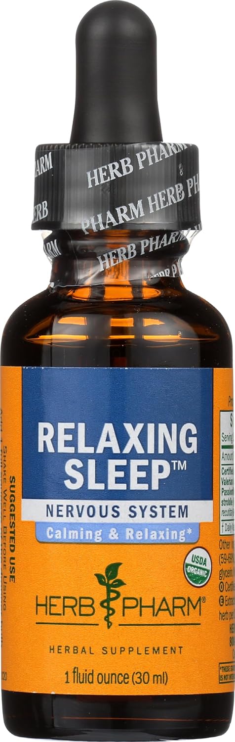 Relaxing Sleep Valerian Root for Sleep Blend with Chamomile & Passion Flower | USDA Organic Sleep Aid for Adults with Valerian Root Extract and Passion Flower herb Sleep Tincture | 42 Servings, 1 Oz