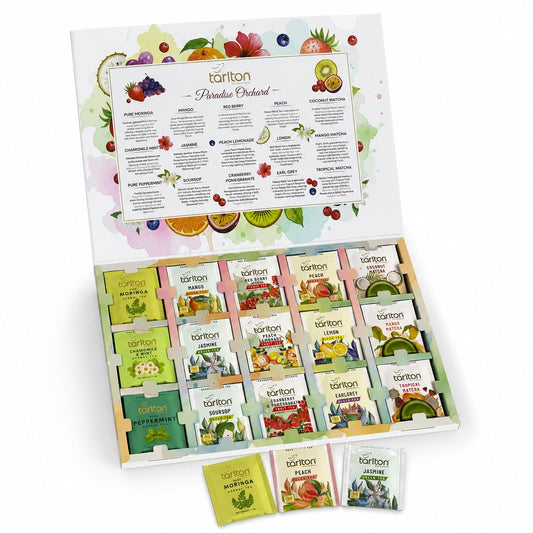 Tea Gift Box Set, 105 Individually Wrapped Tea Bags 15 Flavors Variety Pack