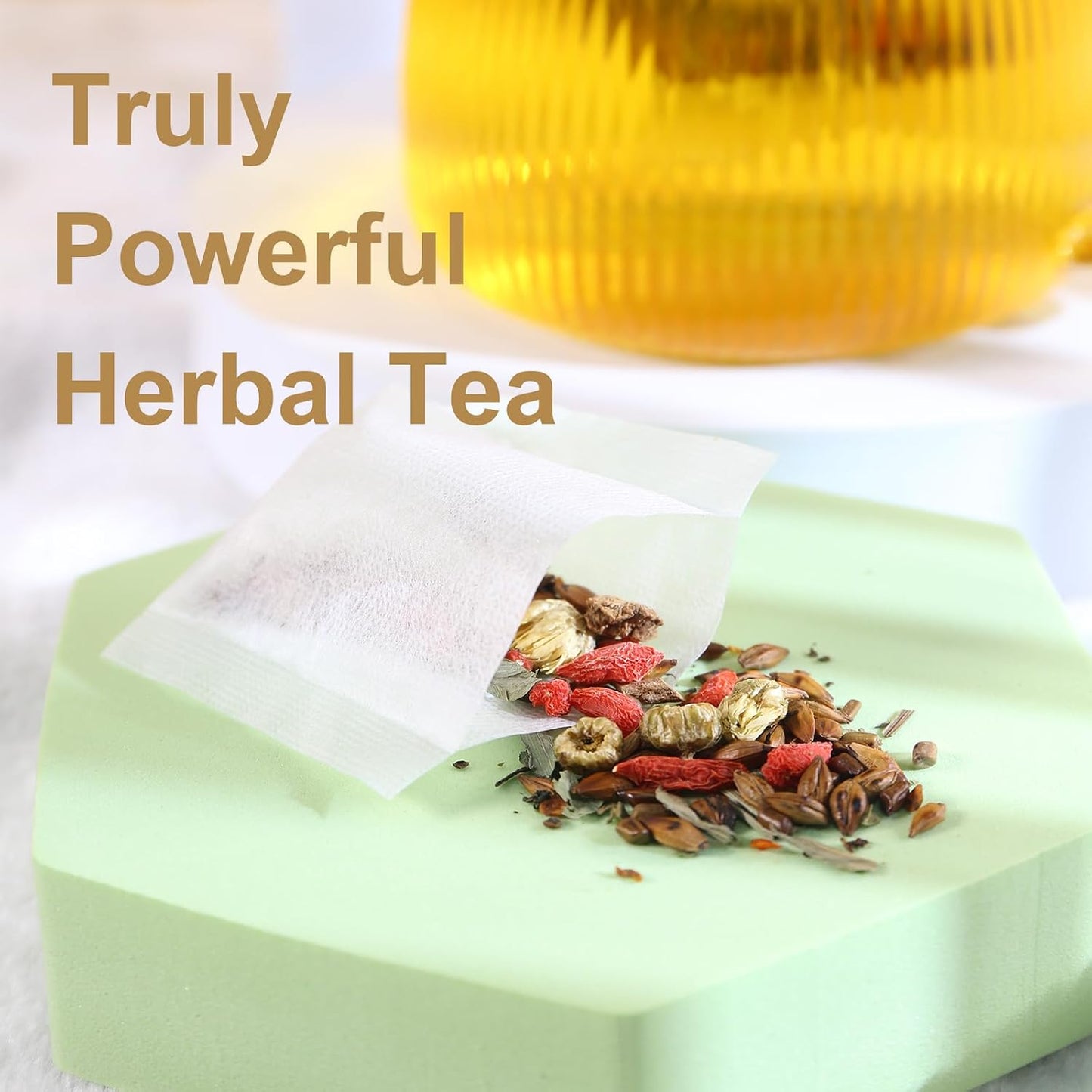 FullChea - Rooibos Tea Bags, 60 Counts - Premium South African Natural Rooibos - Non-GMO - Caffeine-Free - Antioxidant-Rich & Supports Digestion