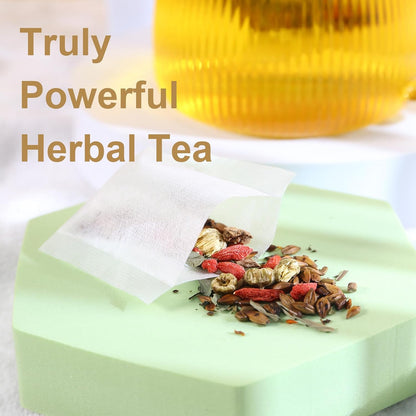 FullChea - Rooibos Tea Bags, 60 Counts - Premium South African Natural Rooibos - Non-GMO - Caffeine-Free - Antioxidant-Rich & Supports Digestion